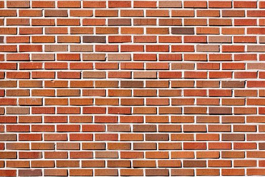 Red brick wall background