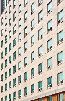 Apartment building at a university campus