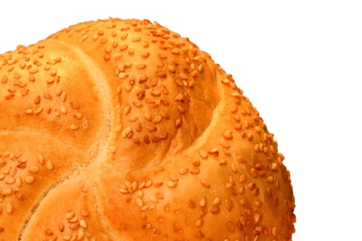 A Fresh bakery roll isolated