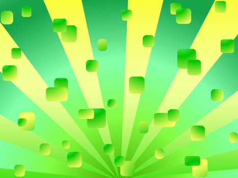 illustration of the green abstract background
