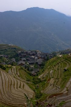 Longji Rice Terraces in Guangxi China