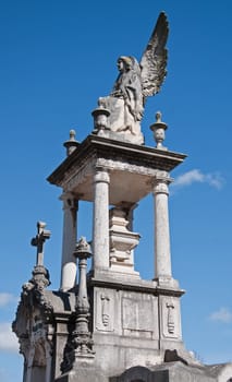 Portugal cemetery road sculpture cross history Lisbon memory