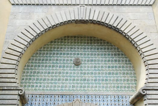 ancient architecture detail on a old palace