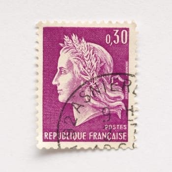 French stamp from France (in European Union)