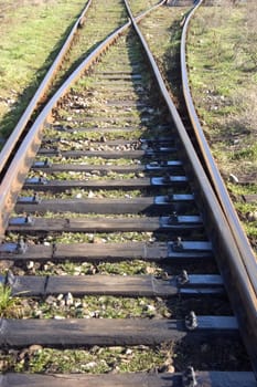 railway steel tracks
