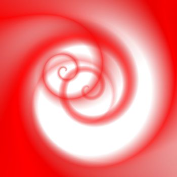 A multi coloured spiral shaped background