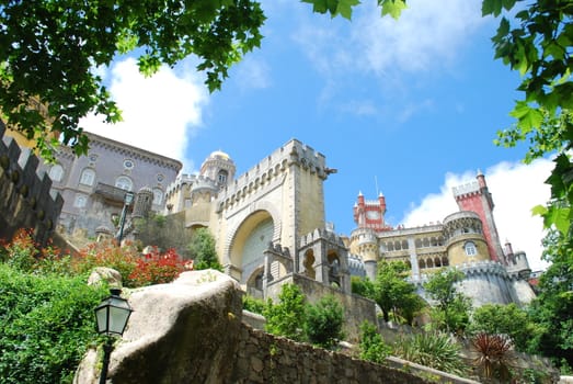 famous palace and one of the seven wonders in Portugal