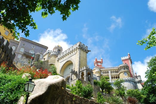 famous palace and one of the seven wonders in Portugal