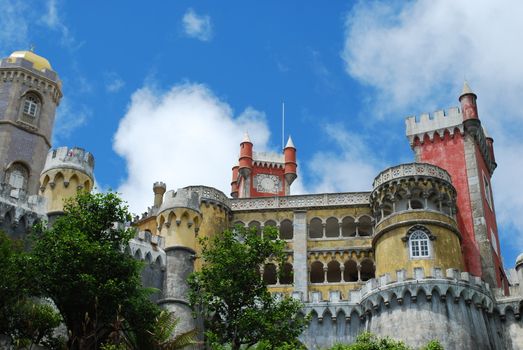 famous palace and one of the seven wonders in Portugal