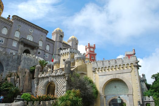 famous palace and one of the seven wonders in Portugal