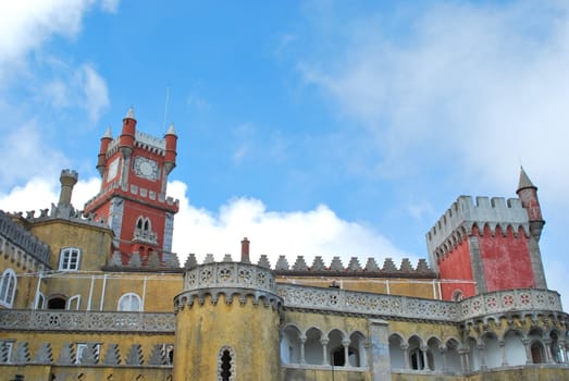 famous palace and one of the seven wonders in Portugal