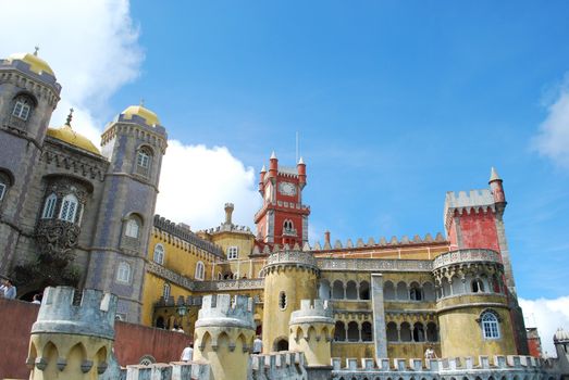 famous palace and one of the seven wonders in Portugal