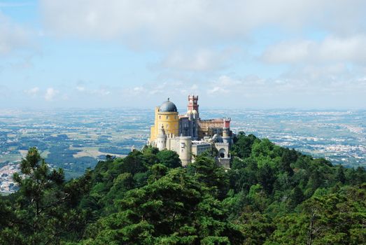 famous palace and one of the seven wonders in Portugal