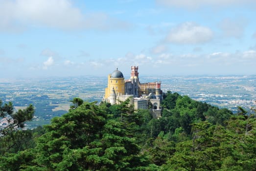 famous palace and one of the seven wonders in Portugal