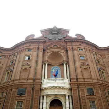 Ancient baroque Palazzo Carignano in Turin, Italy - First Italian  houses of parliament