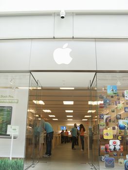 Apple Store at high end mall in Georgia, USA