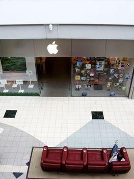 Apple Store at high end mall in Georgia, USA