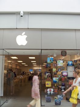 Apple Store at high end mall in Georgia, USA