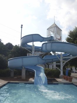 Neighborhood pool in Georgia, USA