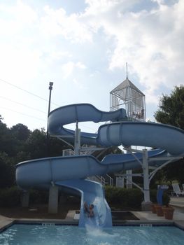 Neighborhood pool in Georgia, USA