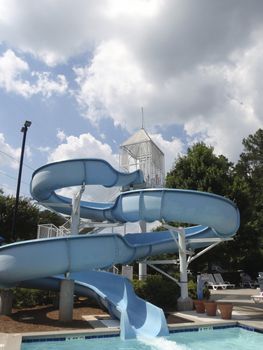 Neighborhood pool in Georgia, USA