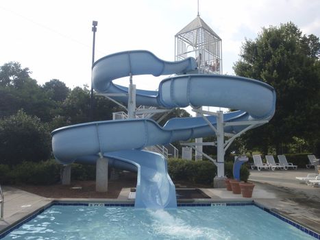 Neighborhood pool in Georgia, USA