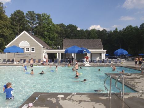 Neighborhood pool in Georgia, USA