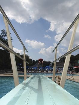 Neighborhood pool in Georgia, USA