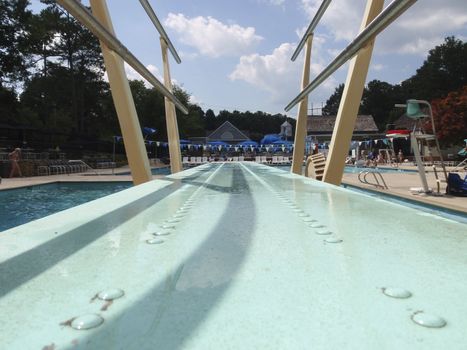 Neighborhood pool in Georgia, USA