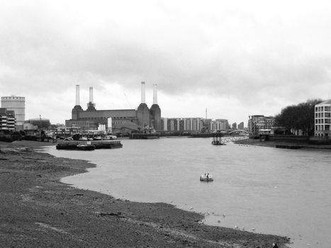 London Battersea powerstation, a landmark abandoned factory