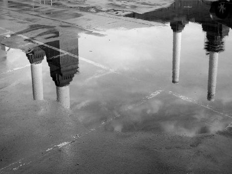 London Battersea powerstation, a landmark abandoned factory
