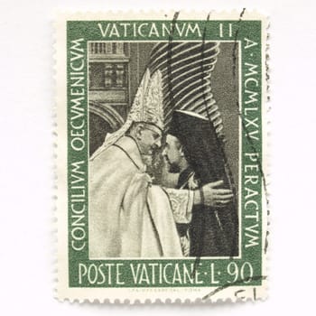 Stamp of Vatican City (in European Union)