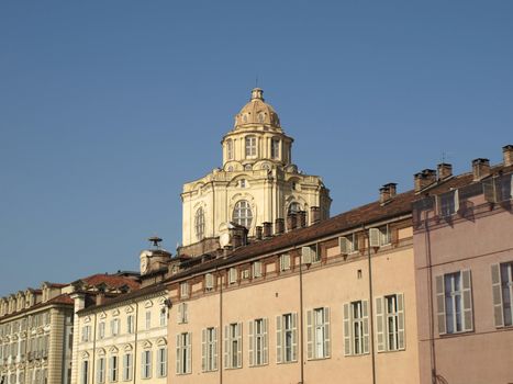 Baroque church of San Lorenzo in Turin (Torino)