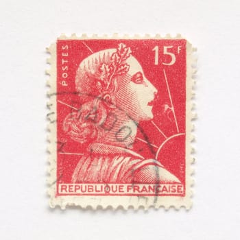 French stamp from France (in European Union)