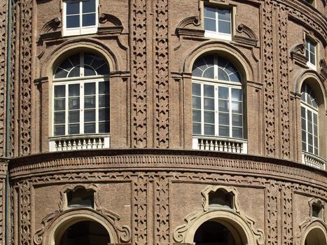 Palazzo Carignano in Turin, Italy - first Italian houses of parliament