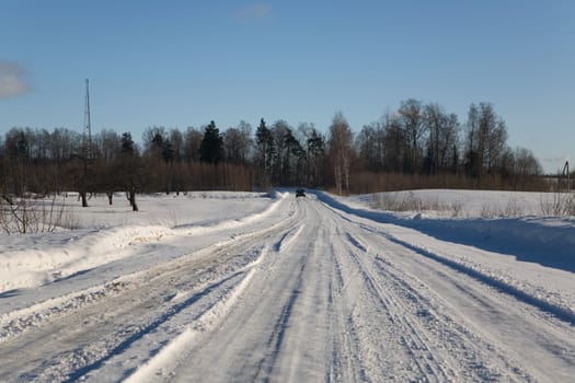 Snow Winter day