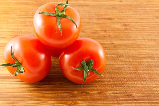 Picture of a couple of stacked tomatoes