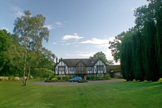 A Large Estate home, tudor style, in the UK.