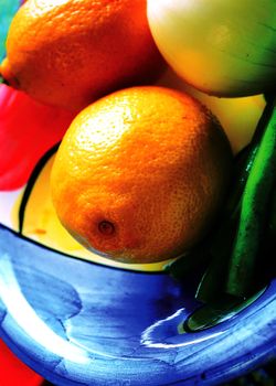 fruit and vegetables combination
