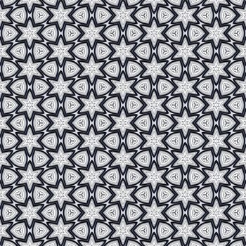 seamless texture of metallic shapes on white background