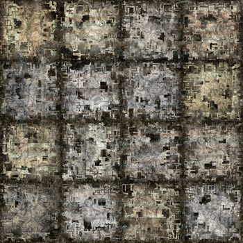 seamless texture of abstract dirty square stones 