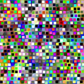 seamless texture of vibrant colorful blocks and squares