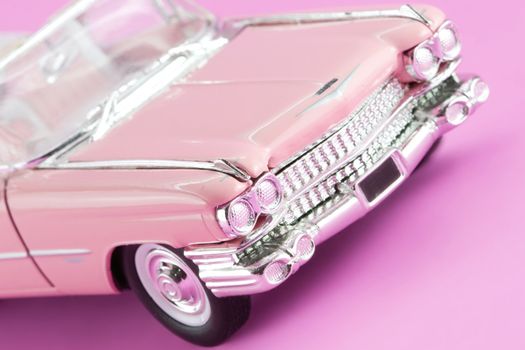 pink car