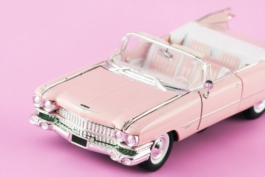 pink toy car