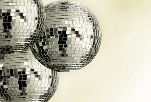 retro disco balls