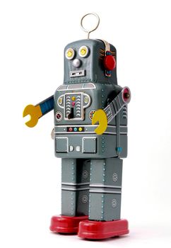retro robot toy