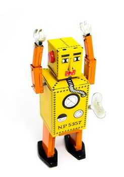 retro robot toy