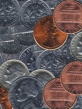 money coins background