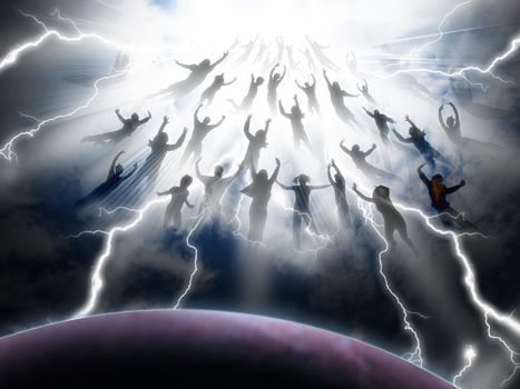 The Rapture of People out of the world