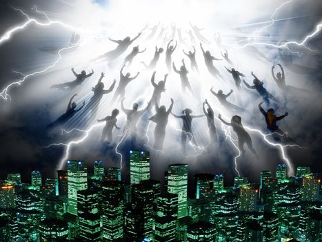 The Rapture of People out of the world